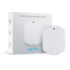 Aeotec Heavy Duty Outdoor Switch IP44 | Z-Wave Schalter für Innen- und Außenbereich bis 40A Energiemessfunktion