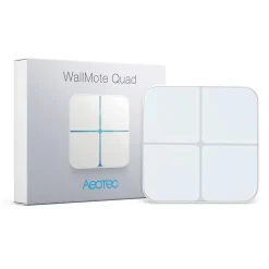Aeotec WallMote Quad - Funkwandschalter 4 Tasten Z-Wave Plus ZW130