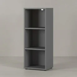 Aktenregal Universal FRANKFURT schmal 45x120x40 cm Graphit, 3 Ordnerhöhen
