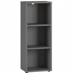 Aktenregal Universal FRANKFURT schmal 45x120x40 cm Graphit, 3 Ordnerhöhen