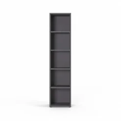 Aktenregal Universal FRANKFURT hoch 197cm, 5 Ordnerhöhen Graphit