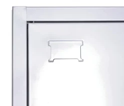 Aktenschrank MCW-L60, Stahlschrank Mehrzweckschrank, Schließfach Kleiderstange abschließbar, Metall 185x90x45cm, grau