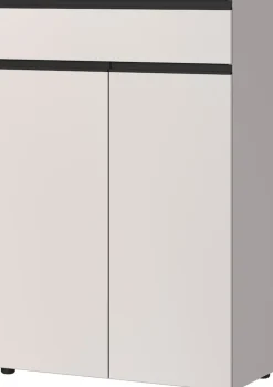 Aktenschrank mit Schublade Soft-Close 81x120x40 cm Greige