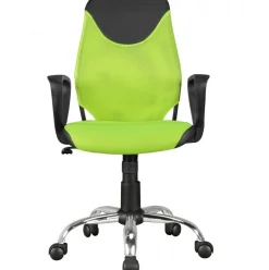 AMSTYLE Kinder-Drehstuhl KiKa Schwarz-Limette