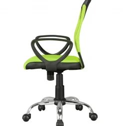 AMSTYLE Kinder-Drehstuhl KiKa Schwarz-Limette