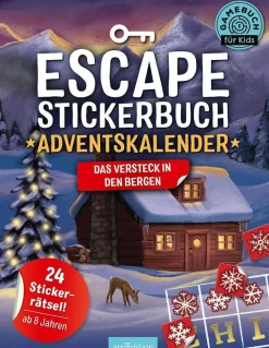 ars Edition Escape Stickerbuch Das Versteck in den Bergen Adventskalender
