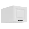 Aufsatzschrank Hochschrank 40 cm STILO Weiss Küchenzeile Küchenblock Küche