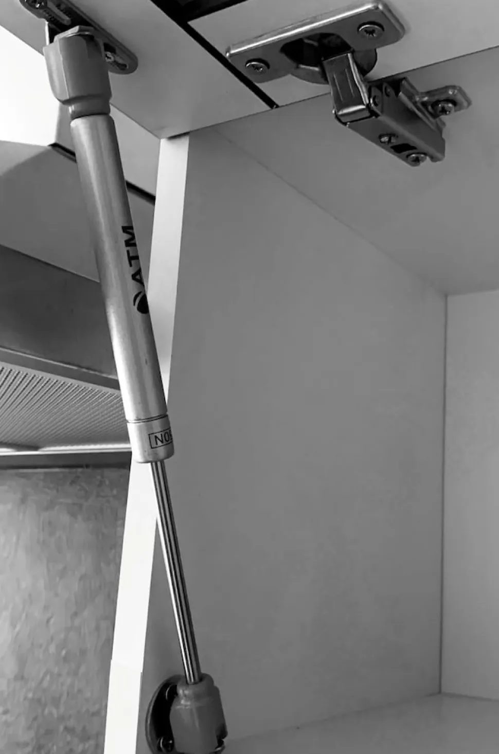 Aufsatzschrank Hochschrank 60 cm Küche MONZA Okapi Nußbaum Küchenzeile