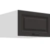 Aufsatzschrank Hochschrank 60 cm STILO Grau Küchenzeile Küchenblock Küche