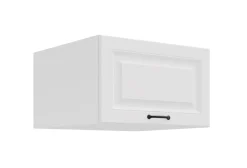 Aufsatzschrank Hochschrank 60 cm STILO Weiss Küchenzeile Küchenblock Küche