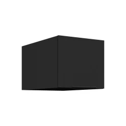 Aufsatzschrank Hochschrank 40 cm SIENA Schwarz Küchenzeile Küchenblock Küche