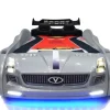 Autobett Kinderbett "Rio Roadster" LED Sound Sportsitze Lattenrost Spoiler 90x190 cm