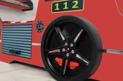 Autobett Kinder 90x200 cm Feuerwehrbett