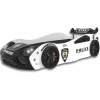 Autobett "Police" Spielbett für Kinder 90x200 inkl. Lattenrost
