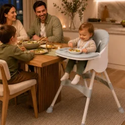Baby Vivo Design 2in1 Kinderhochstuhl - Oscar Türkis