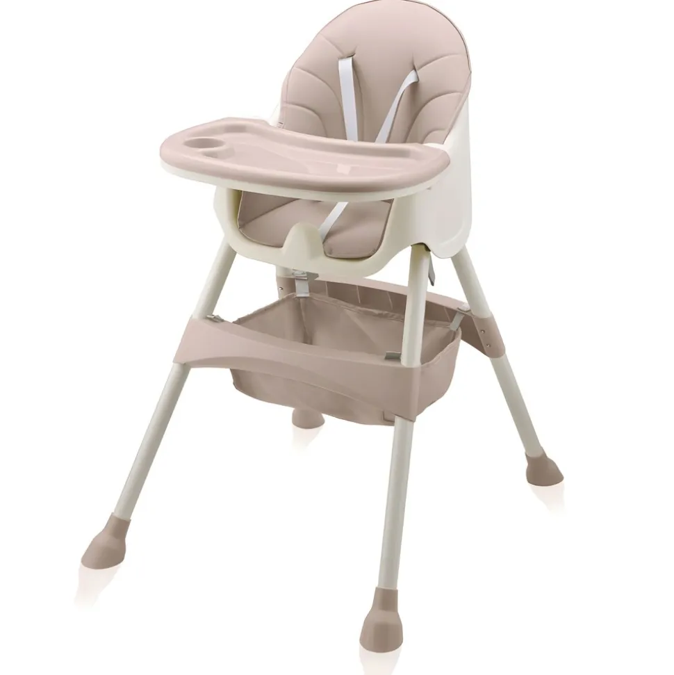 Baby Vivo Design 2in1 Kinderhochstuhl - Oscar in Pink