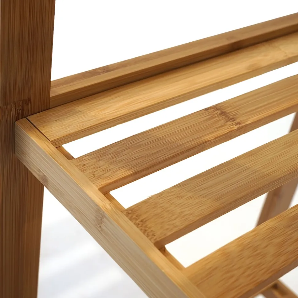 Badezimmerset MCW-B18, Komplett Badezimmer Badmöbel Badset Badschrank, Bambus