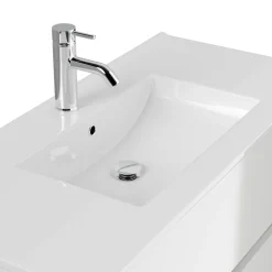 Badmöbel Limes & Waschtisch 100 cm 2 Greifraum SoftClose Auszüge Grafit