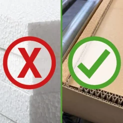 Badschrank Weiß und Eiche Grandson 60x97x34cm mit Schubladen, Chromfüßen und griffloser Front VEER