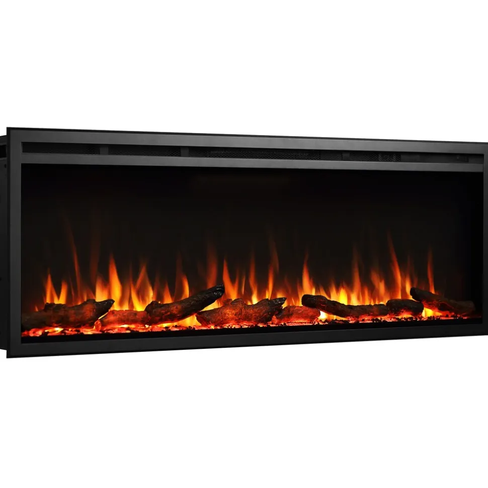BALDERIA Elektrokamin Atalanta 50 - Einbaukamin mit Heizung 1500 W