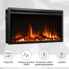 BALDERIA Elektrokamin Atalanta 33 - Einbaukamin mit Heizung 1500 W