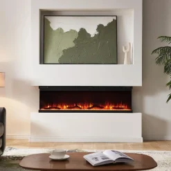 BALDERIA Elektrokamin pure Orson 60 - Wand, Einbau, Heizung 1800 W