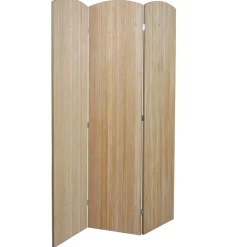Bambus Paravent MCW-O30, Raumteiler Trennwand Sichtschutz, zusammenklappbar 3 Paneele 170x120cm