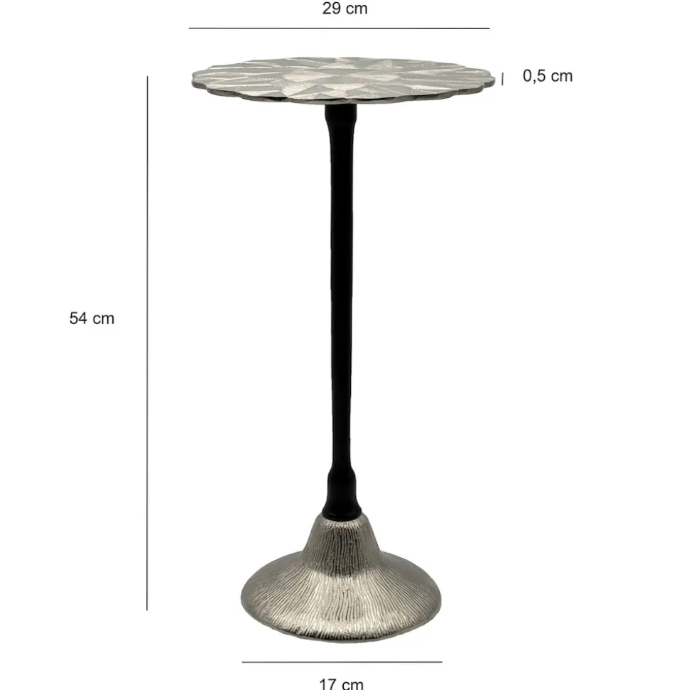 Beistelltisch Aluminium Anstelltisch Metall Wohnzimmertisch Dekotisch Couchtisch