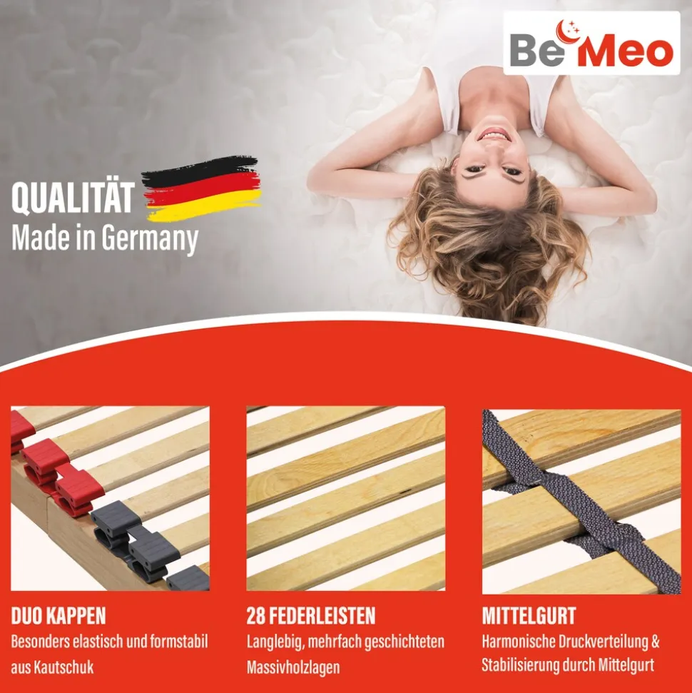 BeMeoBeMeo Lattenrost Basic90 x 200 cm