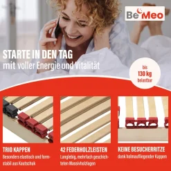 BeMeoBeMeo Lattenrost Komfort100 x 200 cm
