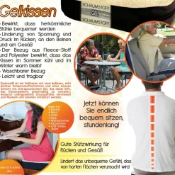 Best Direct® Sitzkissen, Gelkissen zum sitzen, Autositzkissen, Sitzerhöhung Dualuxe