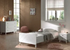 BILLY Jugendzimmer Set 3-tlg. best. aus: Bett 90 x 200 cm, Nachtkonsole und Schubladen Kommode