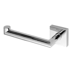 Brillantbad META Papierrollenhalter Links Messing Chrom poliert 180x55x70 mm für Bad & WC >> zum Bohren oder Kleben*