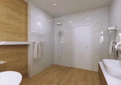 Brillantbad WHITE Seifenablage Messing Weiß mit Glasschale 110x55x105 mm für Bad & Küche >> zum Bohren oder Kleben*
