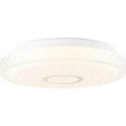 BRILLIANT Adria LED Wand- und Deckenleuchte 30cm weiß/chrom Innenleuchten,Deckenleuchten,-funktional | 2x 12W LED integriert, (Lichtstrom: 800lm, Lichtfarbe: 3000K) | Durchmesser: 30cm