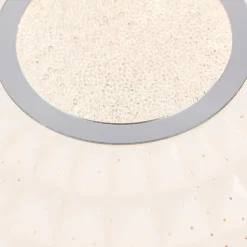 BRILLIANT Adria LED Wand- und Deckenleuchte 30cm weiß/chrom Innenleuchten,Deckenleuchten,-funktional | 2x 12W LED integriert, (Lichtstrom: 800lm, Lichtfarbe: 3000K) | Durchmesser: 30cm