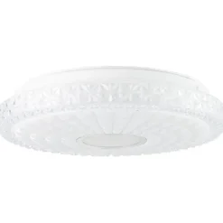 BRILLIANT Adria LED Wand- und Deckenleuchte 30cm weiß/chrom Innenleuchten,Deckenleuchten,-funktional | 2x 12W LED integriert, (Lichtstrom: 800lm, Lichtfarbe: 3000K) | Durchmesser: 30cm