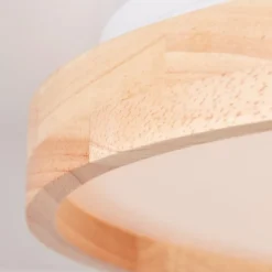 Brilliant Alson LED Deckenleuchte 39cm holz hell/weiß, Metall/Holz/Kunststoff, 1x 26 W LED integriert, (Lichtstrom: 2500lm, Lichtfarbe: 3000-4500K)