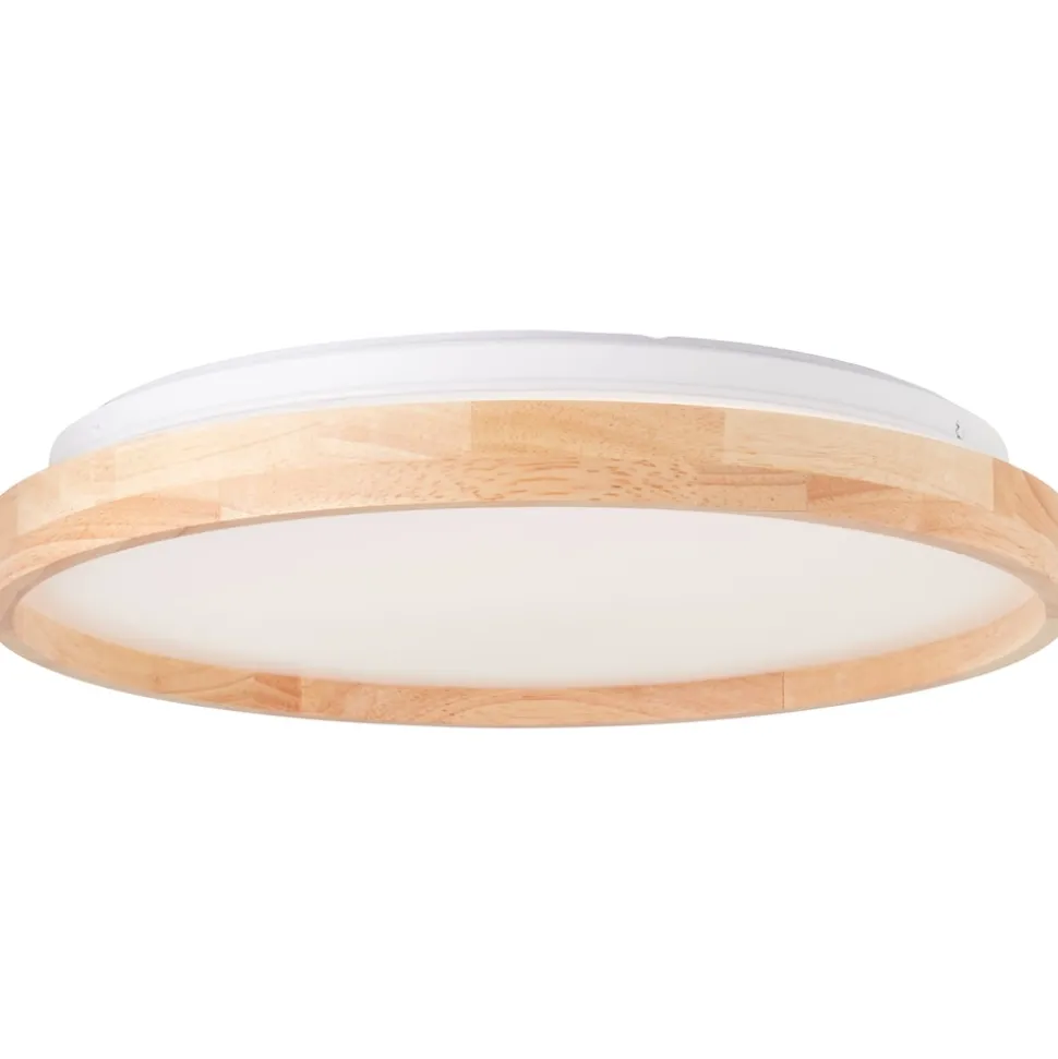 Brilliant Alson LED Deckenleuchte 39cm holz hell/weiß, Metall/Holz/Kunststoff, 1x 26 W LED integriert, (Lichtstrom: 2500lm, Lichtfarbe: 3000-4500K)