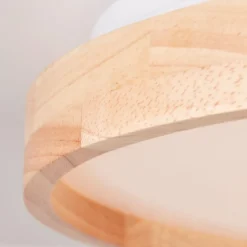 Brilliant Alson LED Deckenleuchte 39cm holz hell/weiß, Metall/Holz/Kunststoff, 1x 26 W LED integriert, (Lichtstrom: 2500lm, Lichtfarbe: 3000-4500K)