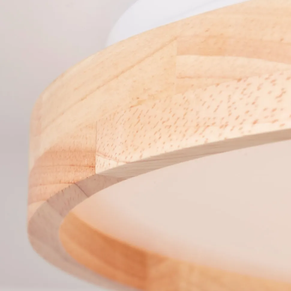 Brilliant Alson LED Deckenleuchte 39cm holz hell/weiß, Metall/Holz/Kunststoff, 1x 26 W LED integriert, (Lichtstrom: 2500lm, Lichtfarbe: 3000-4500K)