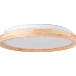 Brilliant Alson LED Deckenleuchte 39cm holz hell/weiß, Metall/Holz/Kunststoff, 1x 26 W LED integriert, (Lichtstrom: 2500lm, Lichtfarbe: 3000-4500K)