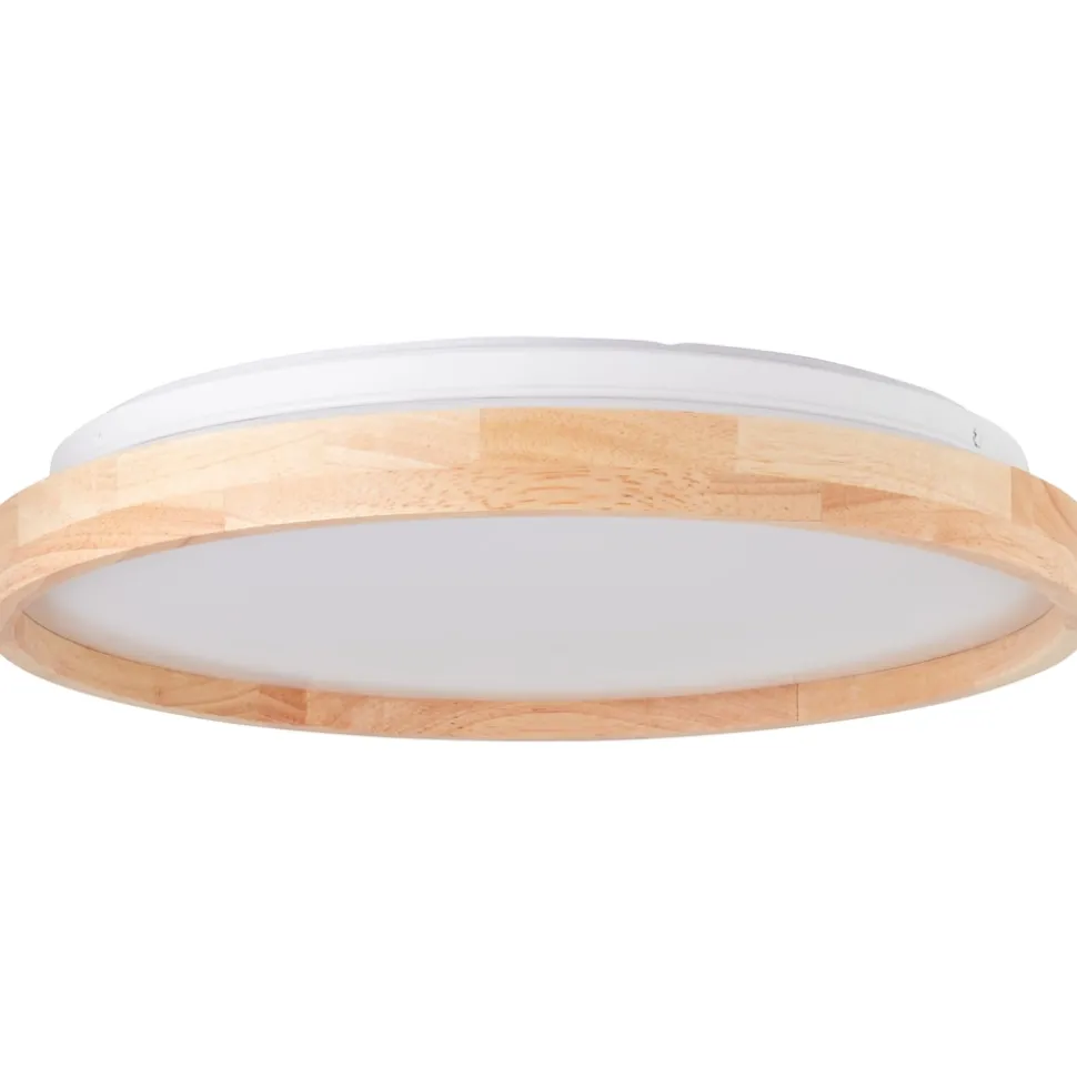 Brilliant Alson LED Deckenleuchte 39cm holz hell/weiß, Metall/Holz/Kunststoff, 1x 26 W LED integriert, (Lichtstrom: 2500lm, Lichtfarbe: 3000-4500K)