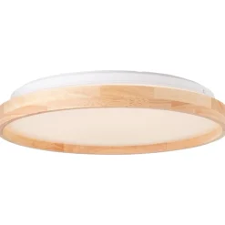 Brilliant Alson LED Deckenleuchte 39cm holz hell/weiß, Metall/Holz/Kunststoff, 1x 26 W LED integriert, (Lichtstrom: 2500lm, Lichtfarbe: 3000-4500K)