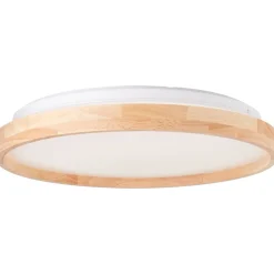 Brilliant Alson LED Deckenleuchte 39cm holz hell/weiß, Metall/Holz/Kunststoff, 1x 26 W LED integriert, (Lichtstrom: 2500lm, Lichtfarbe: 3000-4500K)