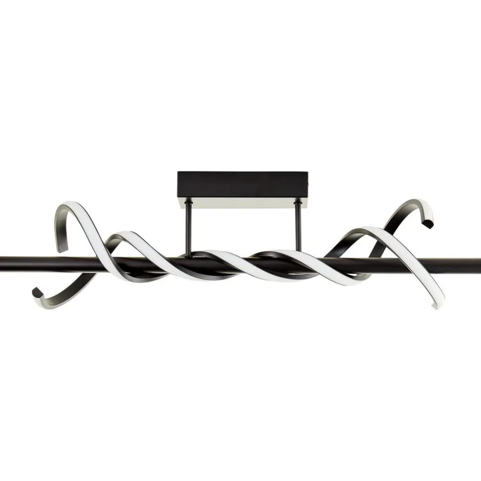 Brilliant Amalie LED Deckenleuchte 80cm schwarz, Metall/Kunststoff, 1x LED integriert, 16 W , (Lichtstrom: 2100lm, Lichtfarbe: 3000K)