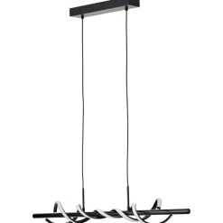 Brilliant Amalie LED Pendelleuchte 95cm schwarz, Metall/Kunststoff, 1x LED integriert, 20 W , (Lichtstrom: 2600lm, Lichtfarbe: 3000K)