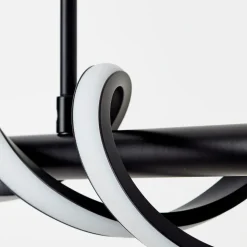 Brilliant Amalie LED Pendelleuchte 95cm schwarz, Metall/Kunststoff, 1x LED integriert, 20 W , (Lichtstrom: 2600lm, Lichtfarbe: 3000K)