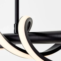 Brilliant Amalie LED Pendelleuchte 95cm schwarz, Metall/Kunststoff, 1x LED integriert, 20 W , (Lichtstrom: 2600lm, Lichtfarbe: 3000K)