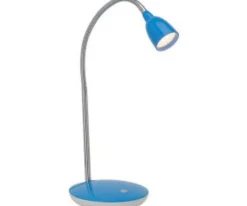 Brilliant Anthony LED Tischleuchte Blau/Eisen warmweiß